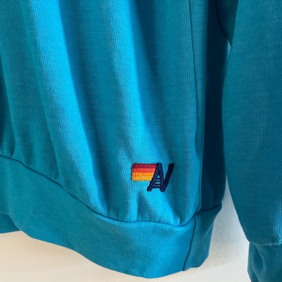 Aviator Nation Neon Pink Bolt Blue Pullover - Picture 5 of 5